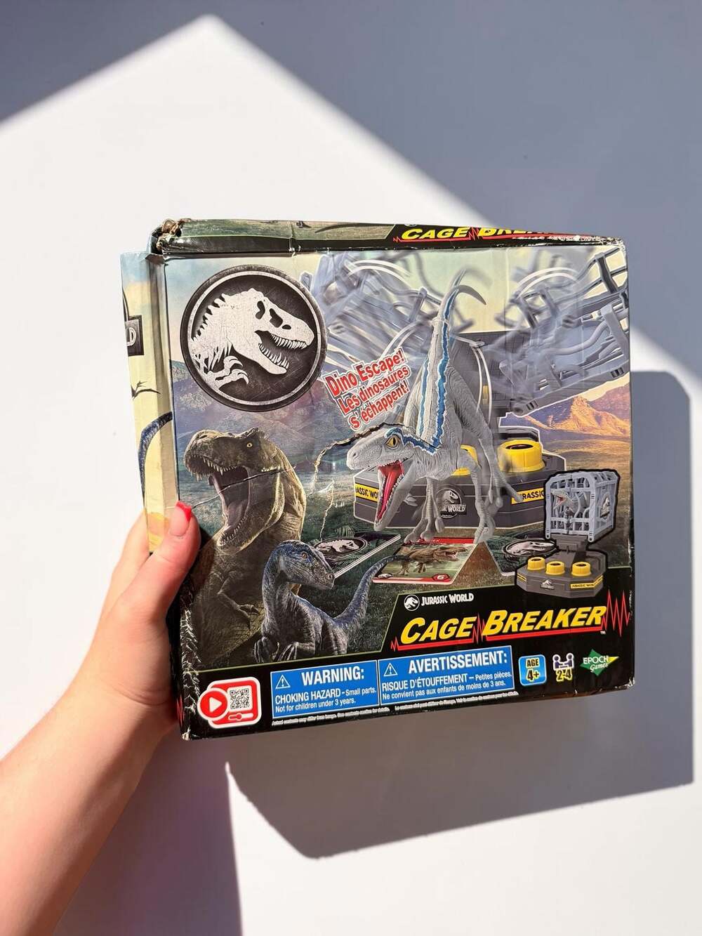 Epoch Games Jurassic World Cage Breaker Tabletop Action Game